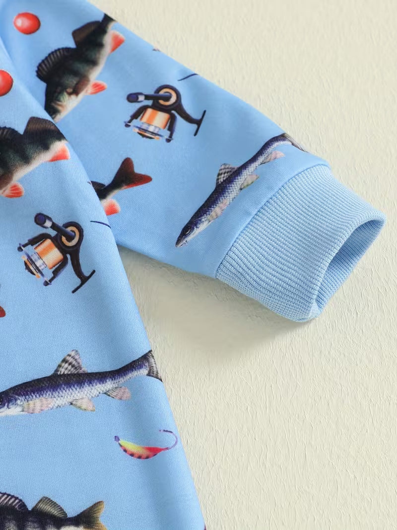 Soft Long Sleeved Fishing Romper