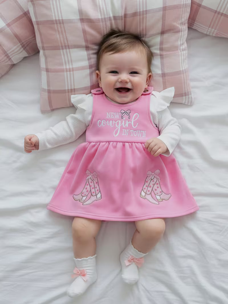 Charming Embroidered Romper Dress 2 Colors