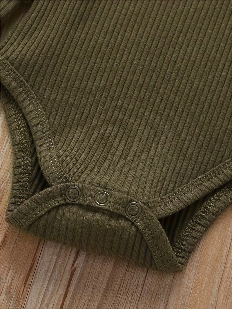 2 Pack Long Sleeve Ribbed Onsies