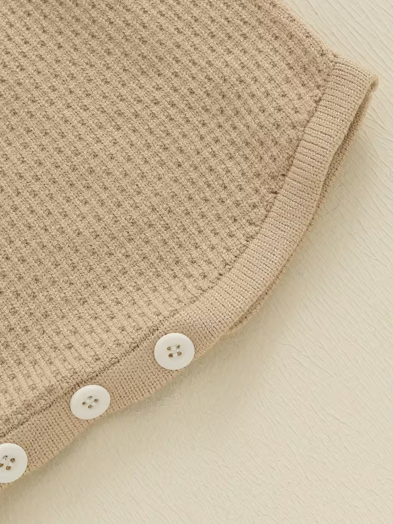 Vintage-Inspired Knitted Romper