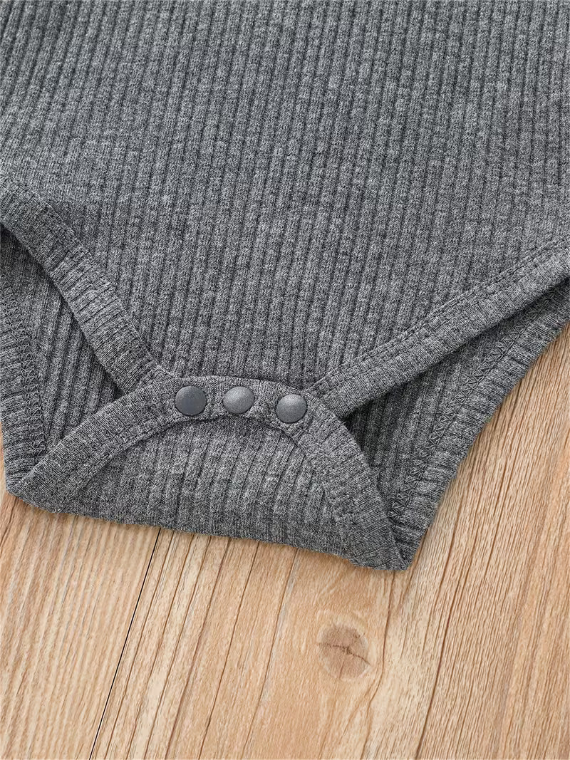 2 Pack Long Sleeve Ribbed Onsies