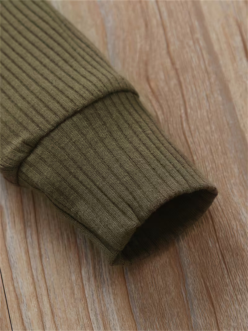 2 Pack Long Sleeve Ribbed Onsies