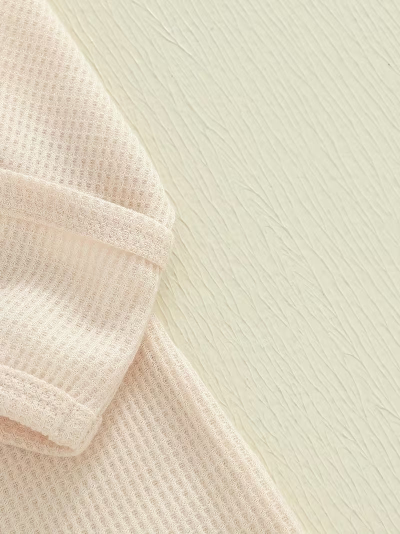 Cozy Soft Thermal "Crawl, Walk, Hunt" Romper