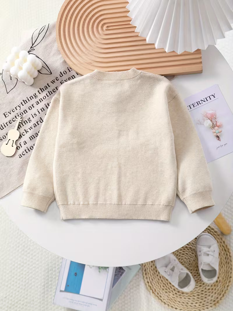 Charming Floral Cardigan Sweater