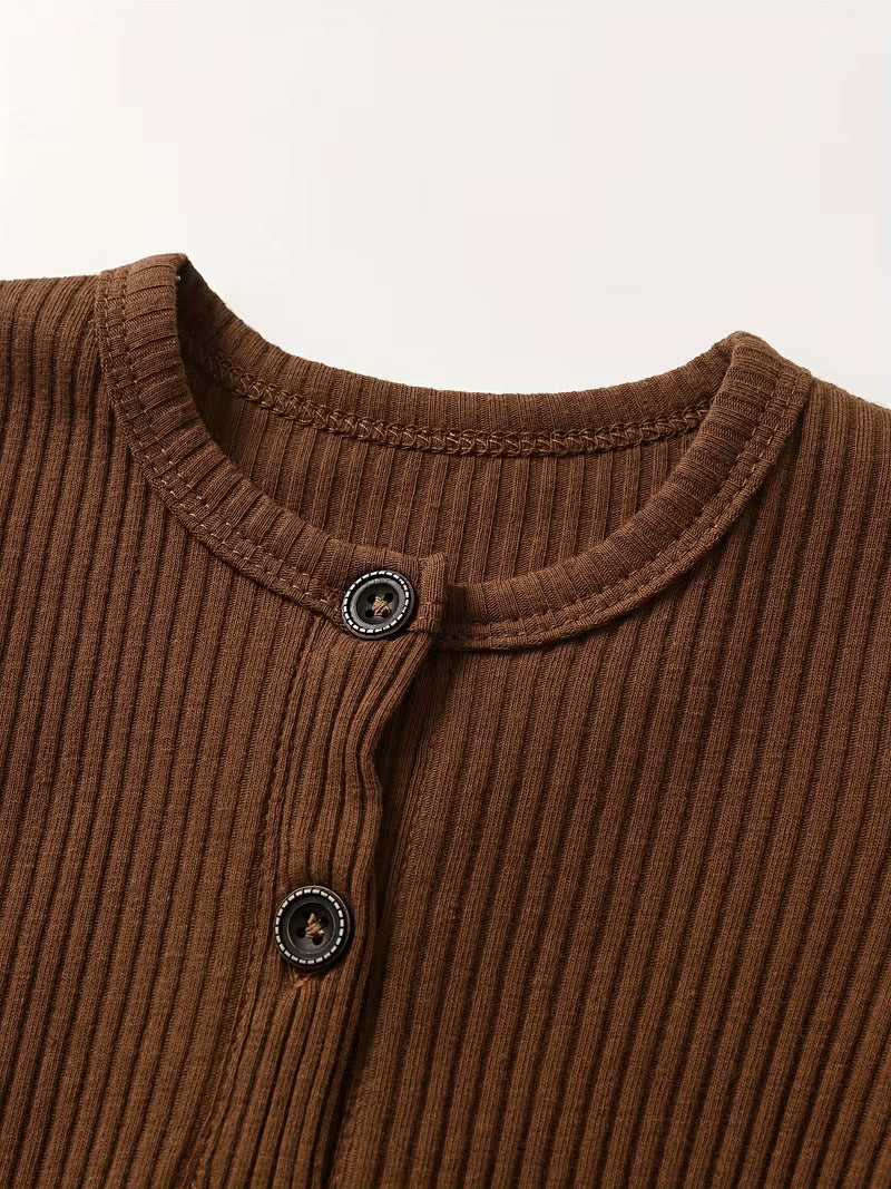 2 Pack Long Sleeve Ribbed Onsies