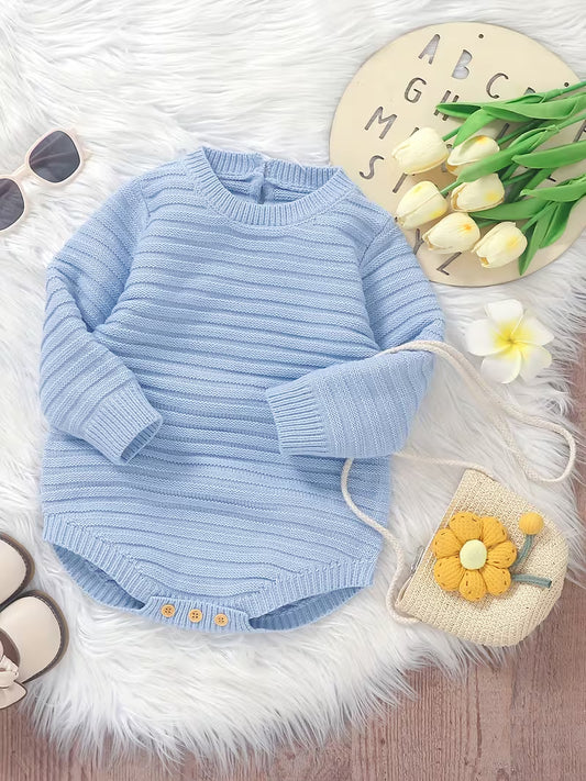 Cozy Cable Knit Sweater Romper
