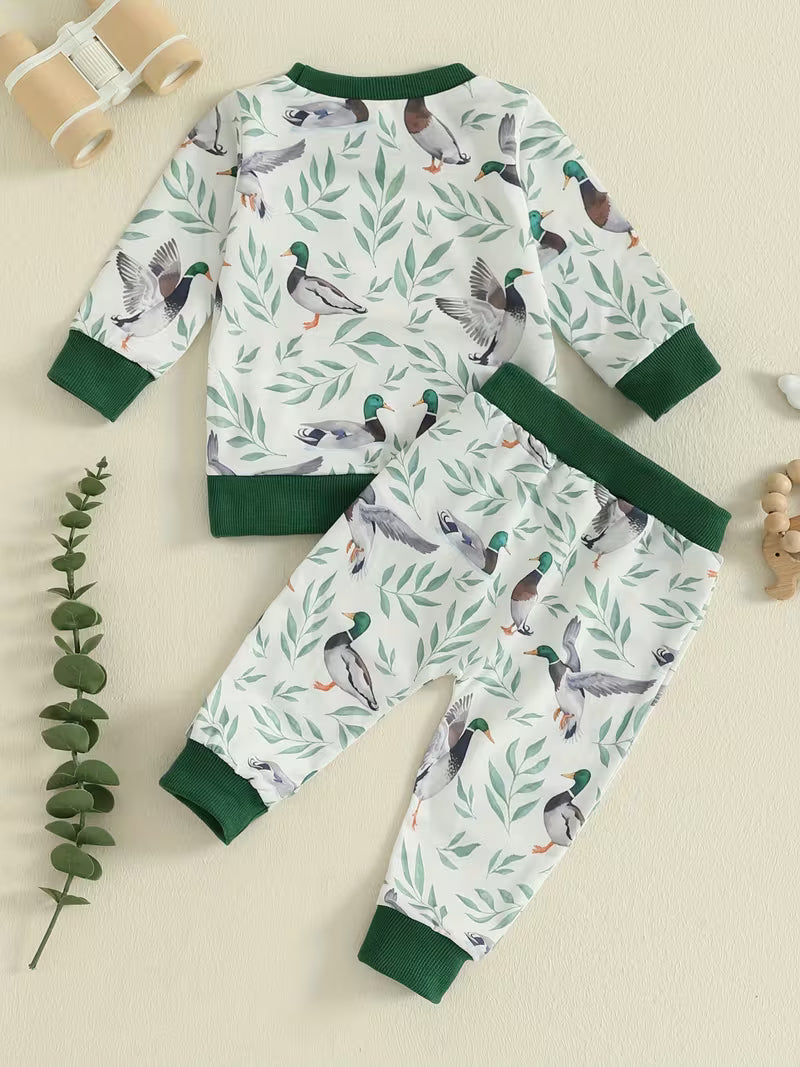 Cozy 2PC Green Duck Outfit