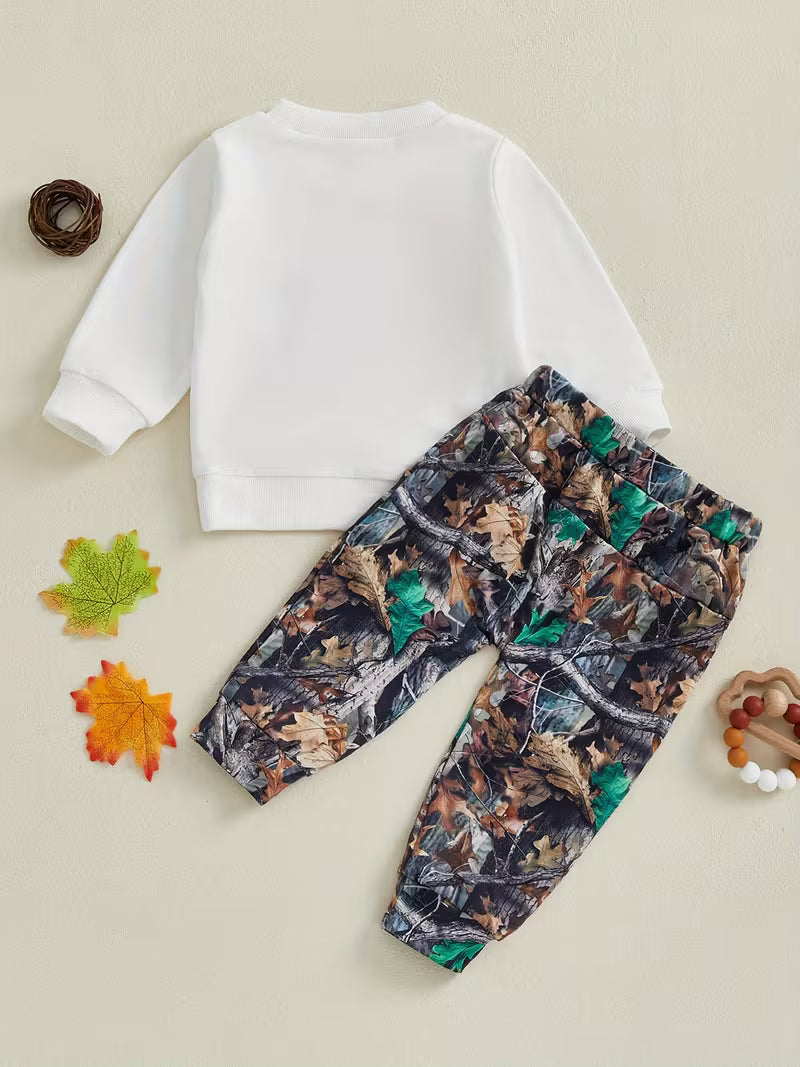 Adorable 2 PC Camouflage Hunting Outfit