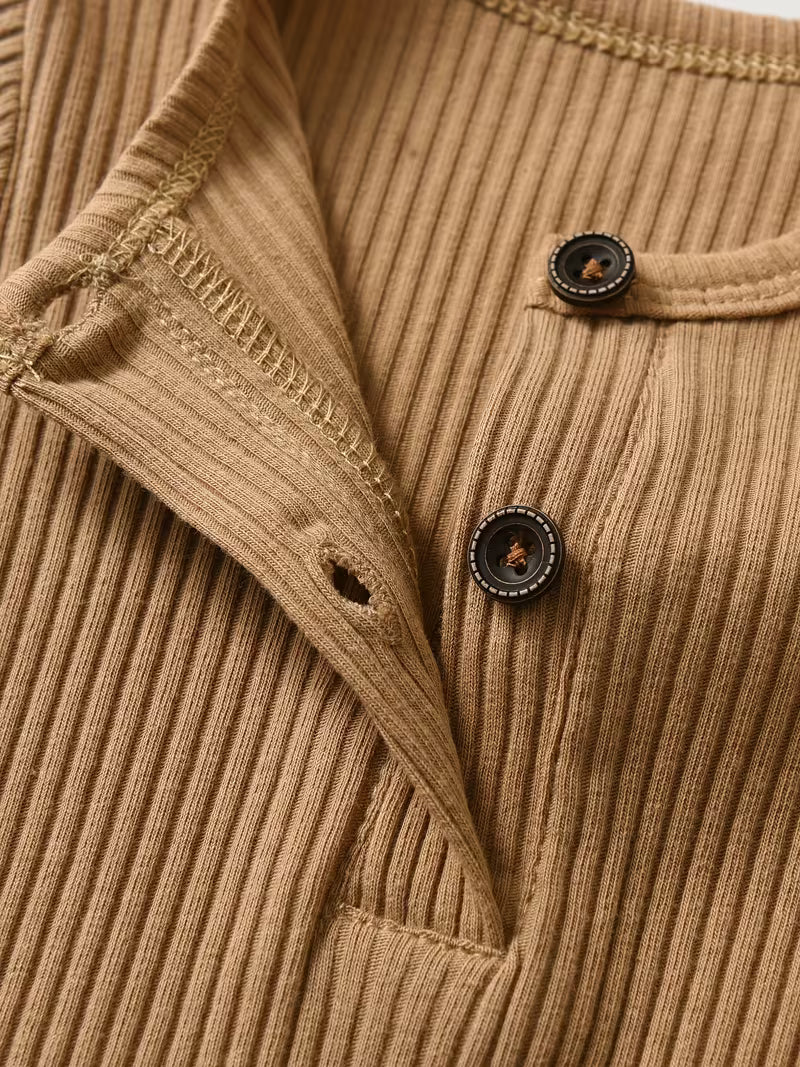 2 Pack Long Sleeve Ribbed Onsies