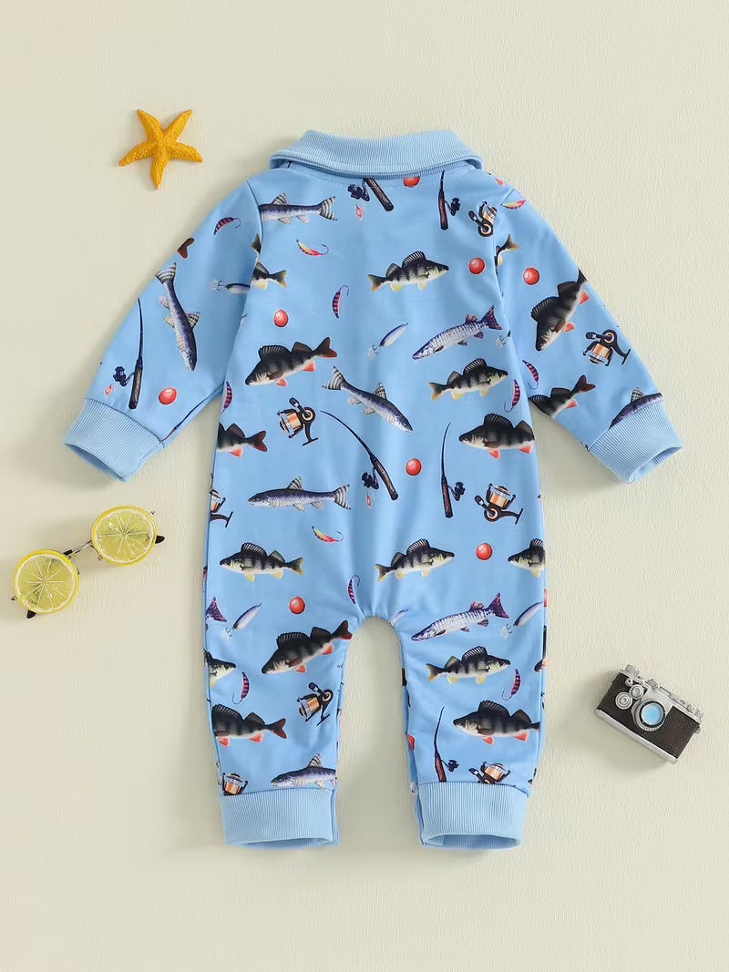 Soft Long Sleeved Fishing Romper