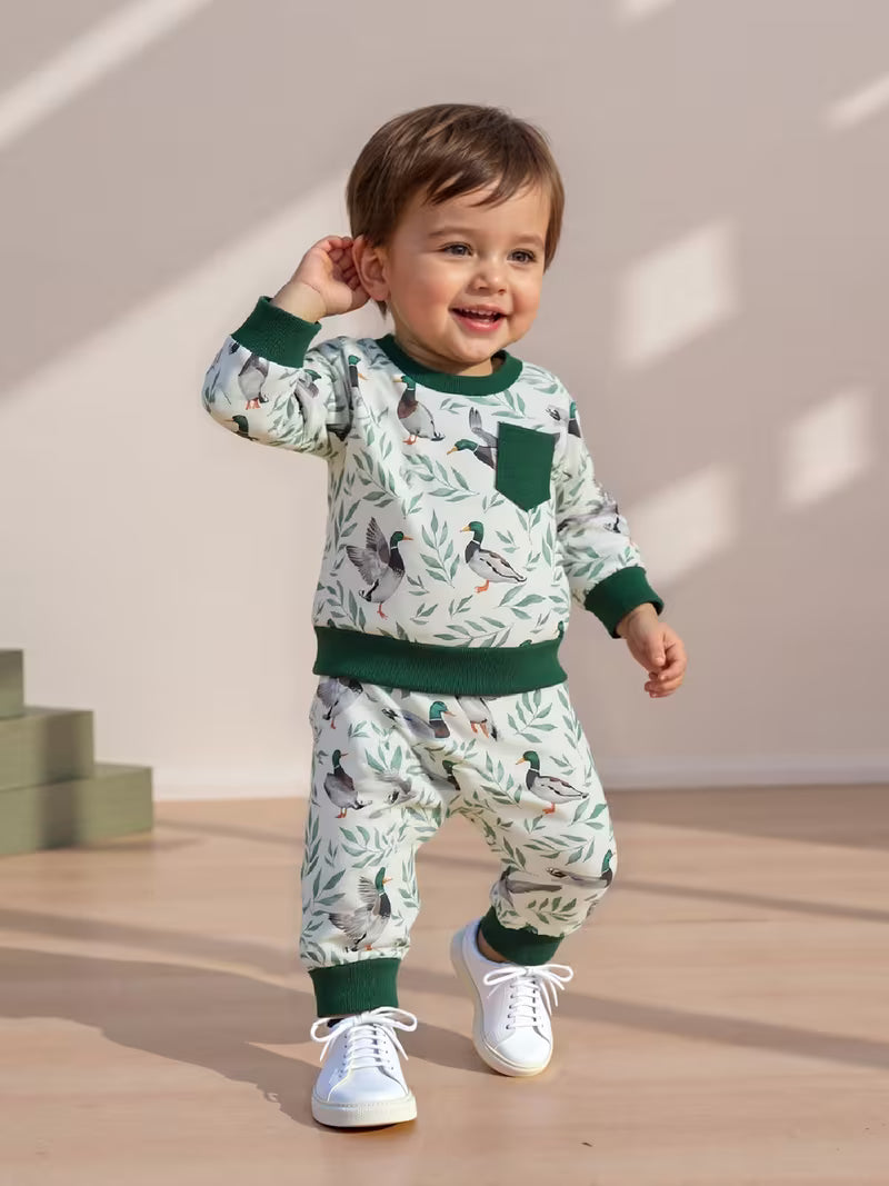 Cozy 2PC Green Duck Outfit