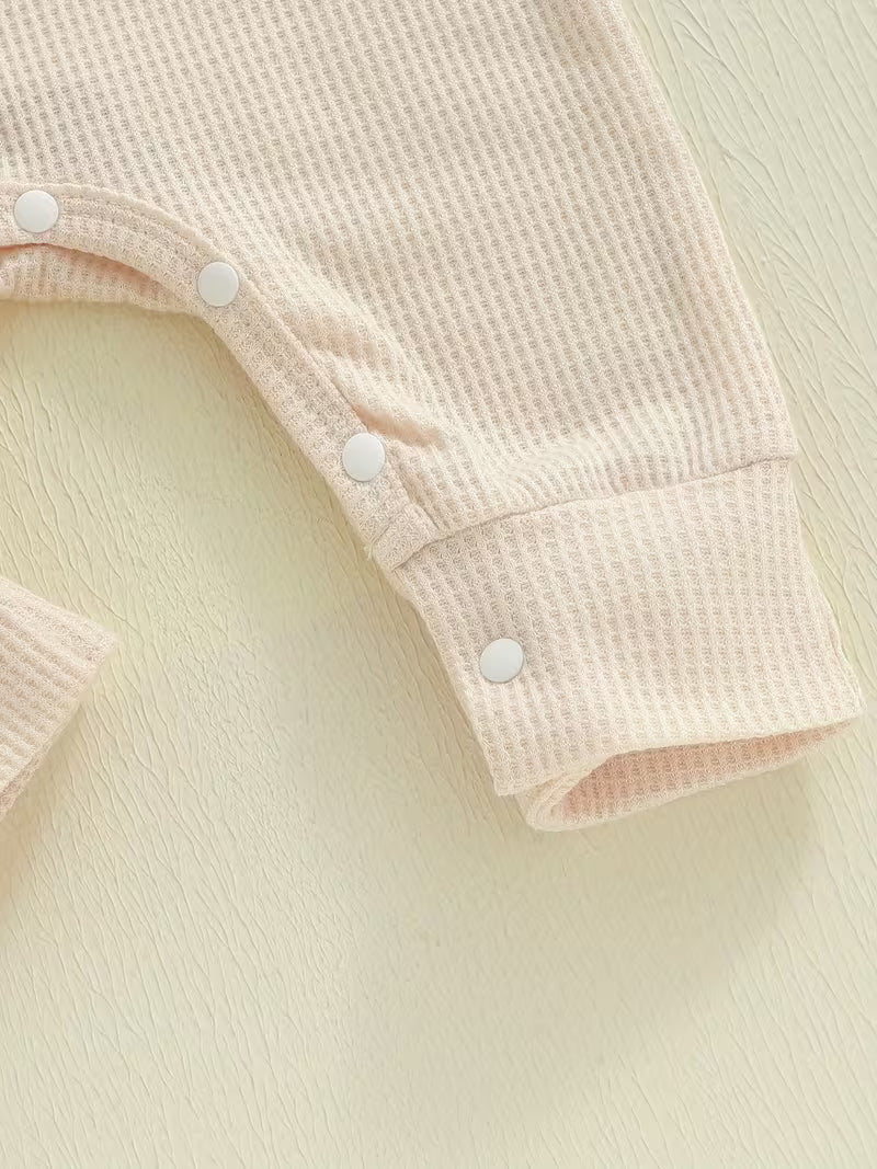 Cozy Soft Thermal "Crawl, Walk, Hunt" Romper