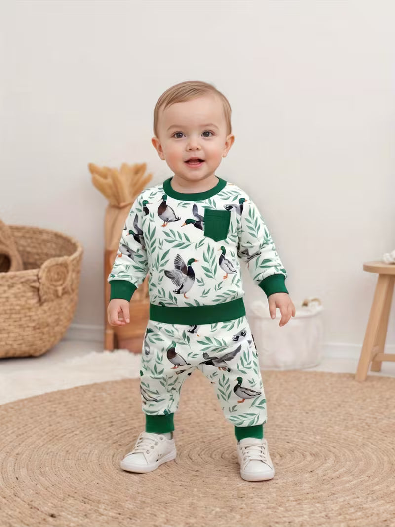 Cozy 2PC Green Duck Outfit