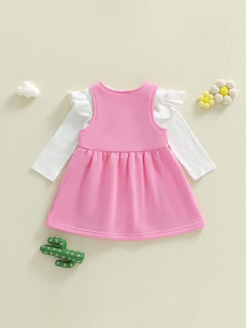 Charming Embroidered Romper Dress 2 Colors