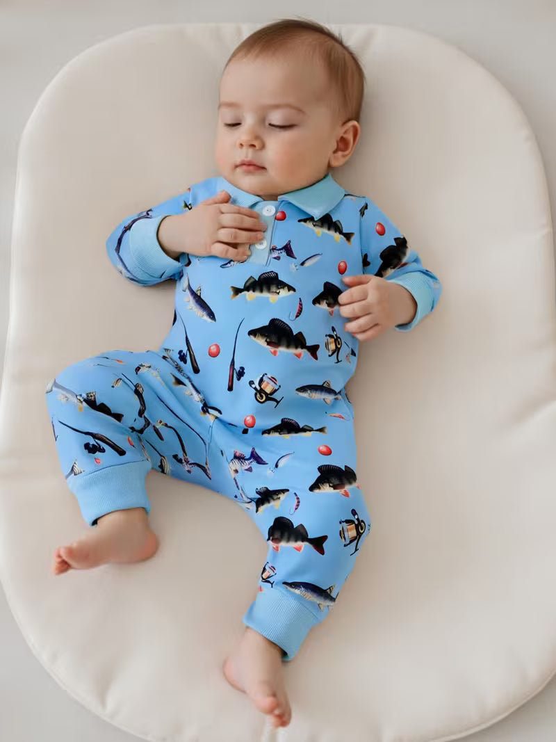 Soft Long Sleeved Fishing Romper