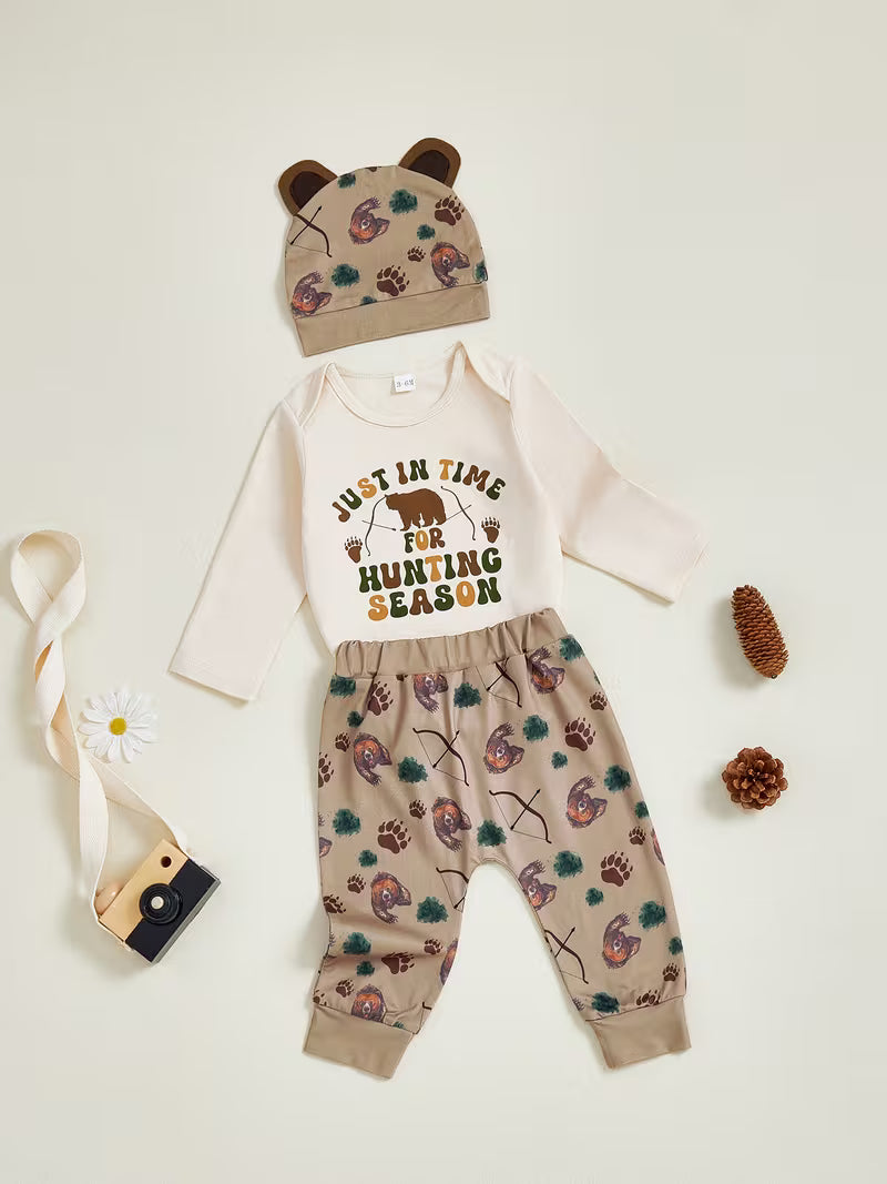 Cozy 3PC  Bear Hunting Outfit