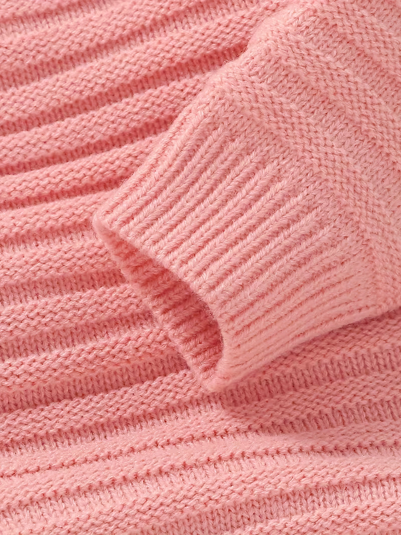 Cozy Cable Knit Sweater Romper