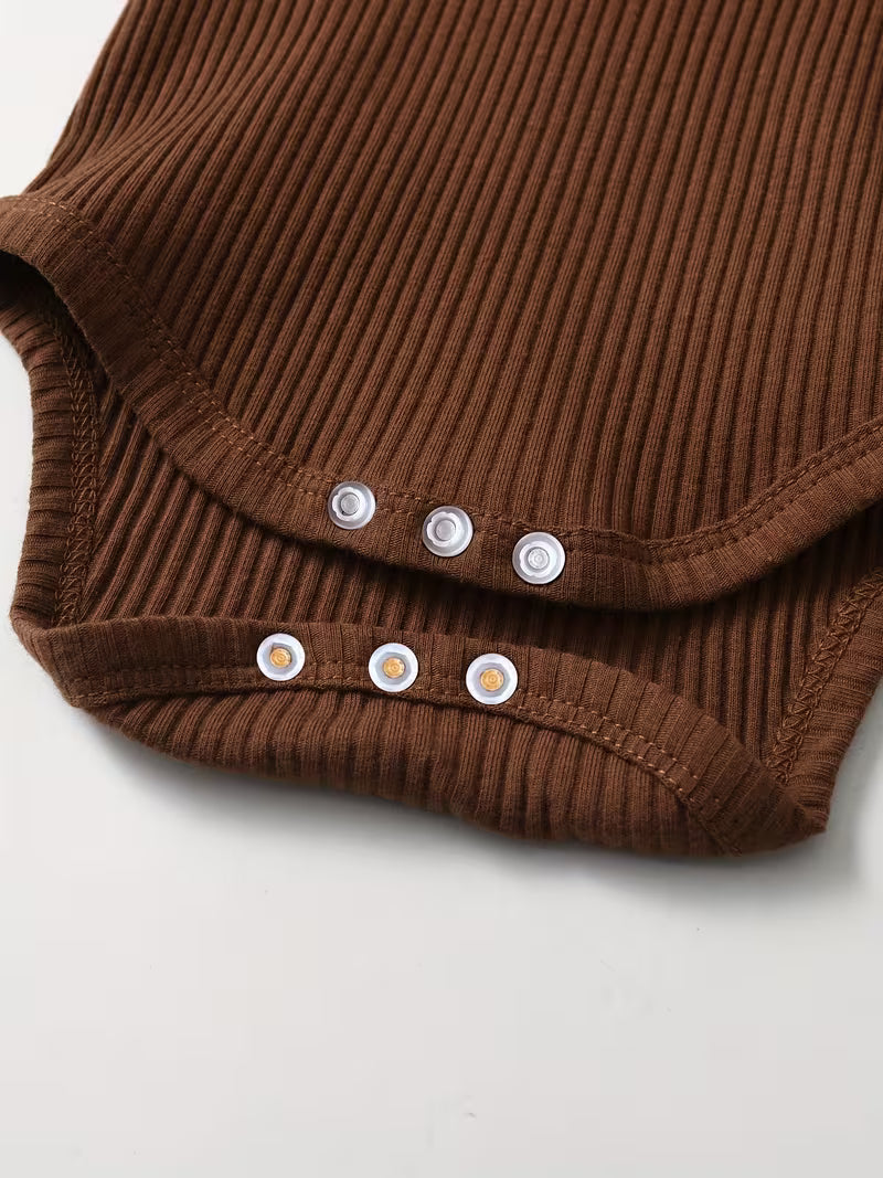 2 Pack Long Sleeve Ribbed Onsies